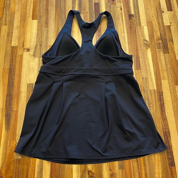 Land’s End Razor Back Women's Tankini Swim Top - Picture 2 of 4